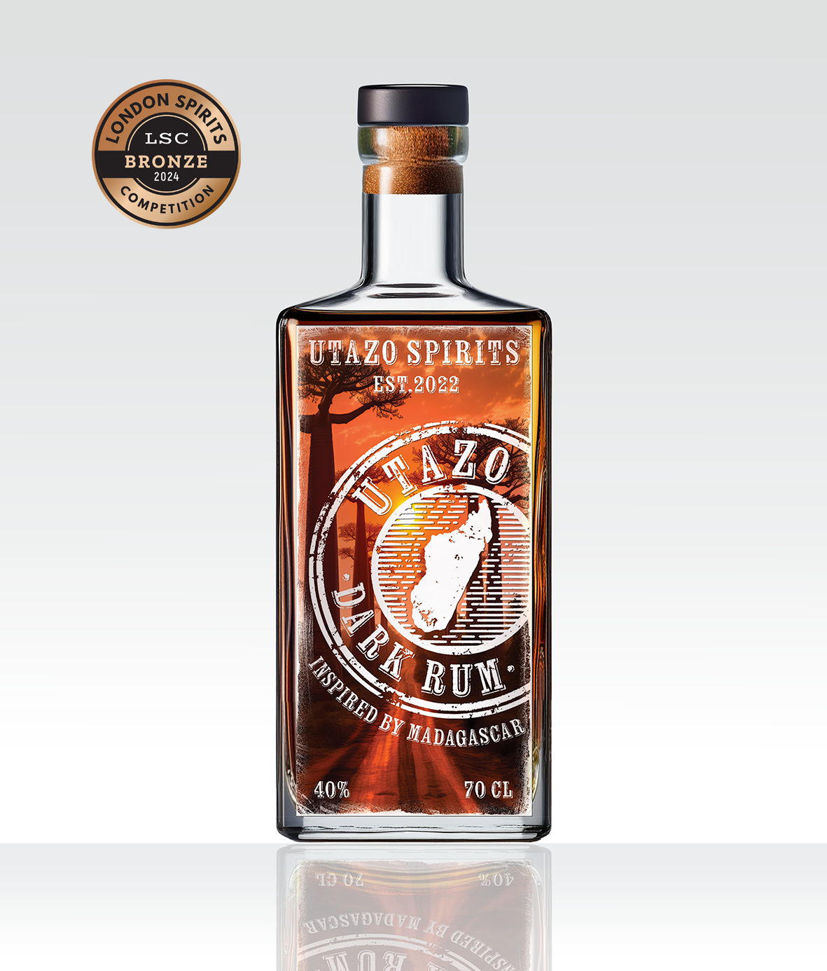 Award-winning Madagascar-Inspired Dark Spiced Rum
