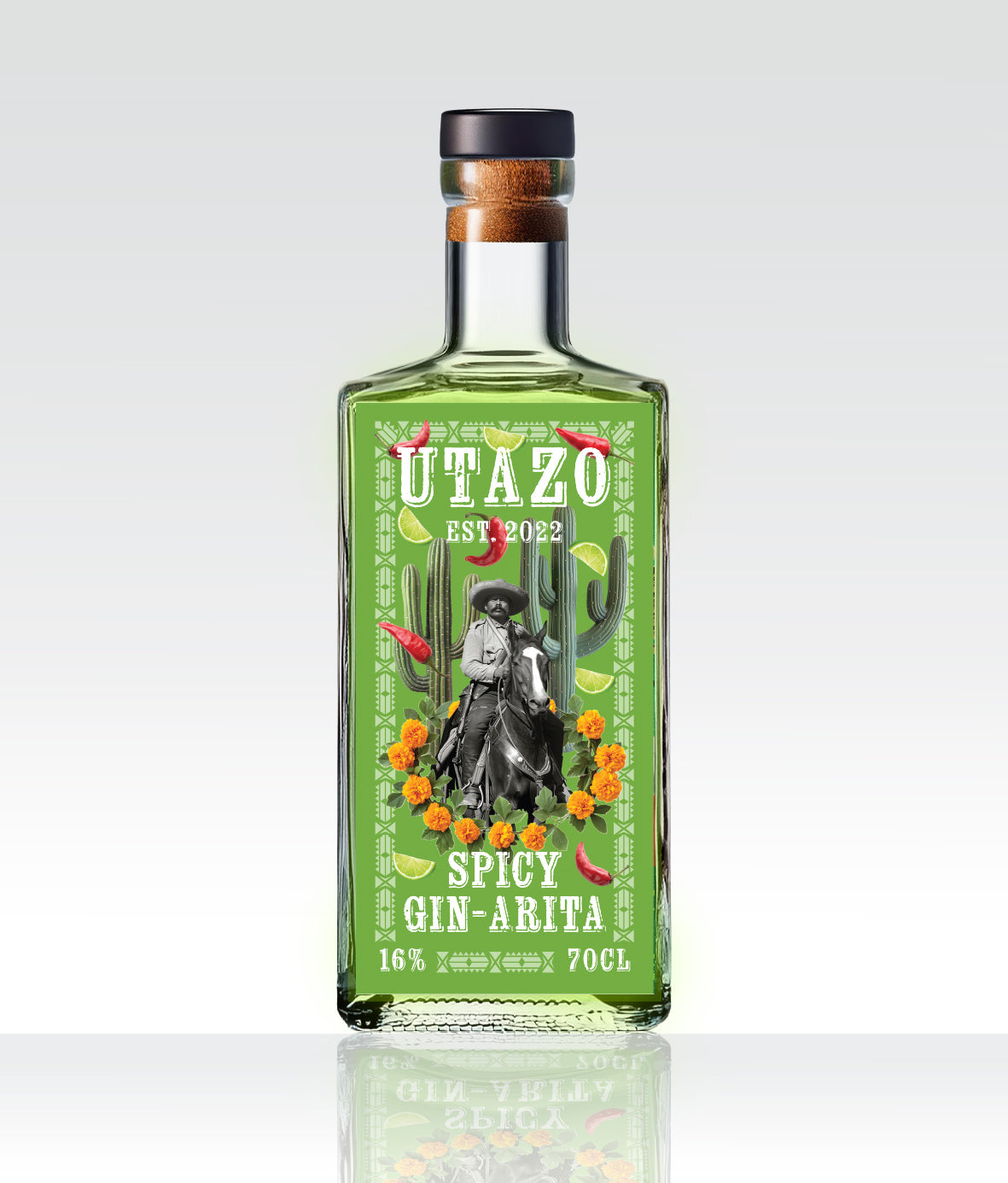 Spicy Margarita Ready-to-Drink Cocktail | Utazo Gin-Arita