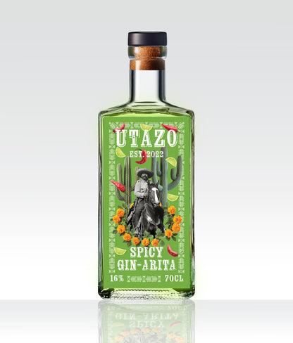 Spicy Margarita Ready-to-Drink Cocktail | Utazo Gin-Arita